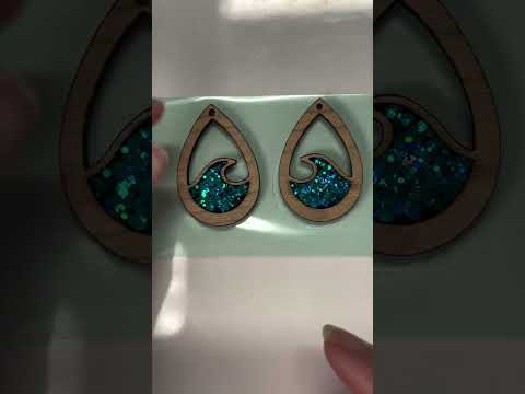 resin eyring #resin #resinart #tranding #earrings #shorts