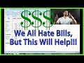 How To Make A Simple Monthly Budget Or Bill Tracker In Excel