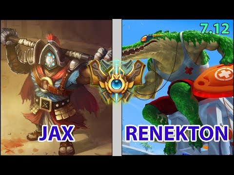 bbq OLIVERS Crazy Jax vs Renekton Top - Korean Pro Replay