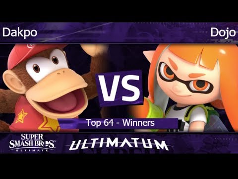 Ultimatum  - FX | Dakpo (Diddy, Corrin) vs Dojo (Inkling) Top 64 - Winners - SSBU