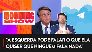 Bolsonaro critica cerco ao Telegram no Brasil