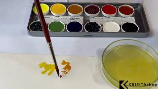 Set: Kremer Retušovací barvy v Paraloid B 72 - Set Van Eyck 1