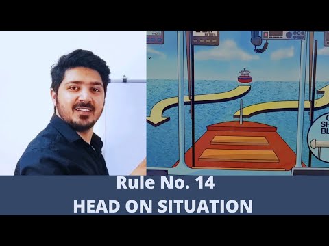RULE NO 14 HEAD ON SITUATION |ROR| |NAVIGATION| |DECKOFFICER||MERCHANTNAVY| #navigation