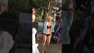 【爆乳】金髪北欧美人のおっぱい！動画後半で・・・エロ【コスプレ】