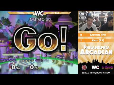 The Philadelphia Arcadian: Eastnutz (Samus) vs Nagy (Marth) - Pools