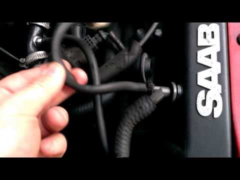 Collapsed Vacuum Line on PCV - 1999 Saab 9-3 Vert