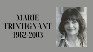 MARIE TRINTIGNANT #france #cinema #années80 #années90 #féminisme #famille #célèbre #francophone