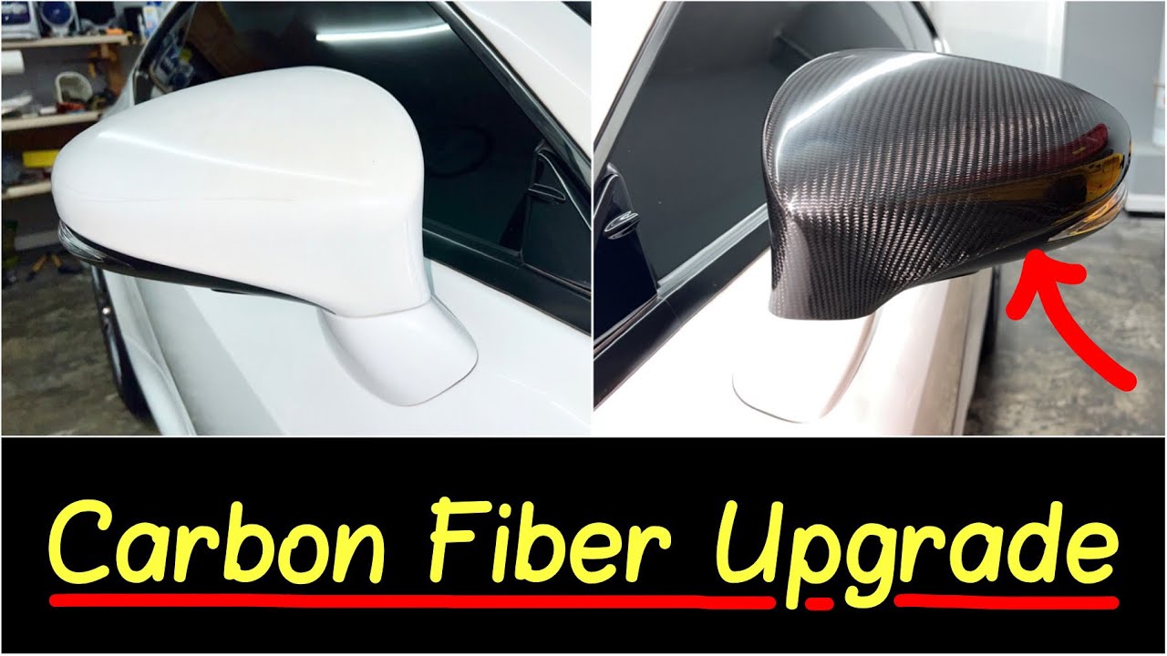 ✅Best Carbon Fiber Side Mirrors for Lexus ES IS LS CT GS RC RCF | Before & After Install