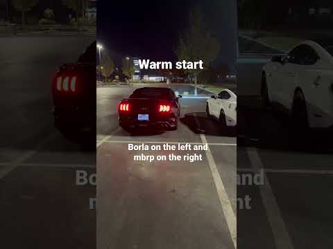 Borla vs MBRP catback exhaust on 2018+ mustang
