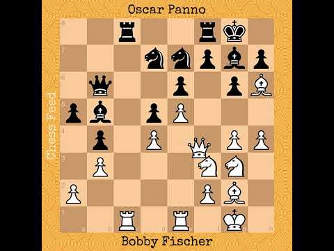 Bobby Fischer vs Oscar Panno, 1970 #chess #chessgame #checkmate