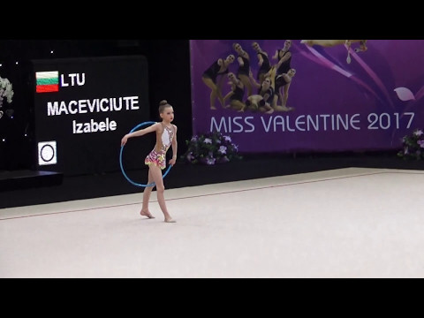 Izabele Maceviciute (2007) hoop Miss Valentine 2017