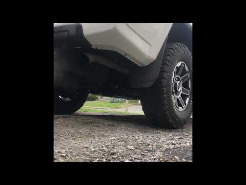 5th gen Toyota 4runner stock exhaust vs aftermarket Flowmaster fx series