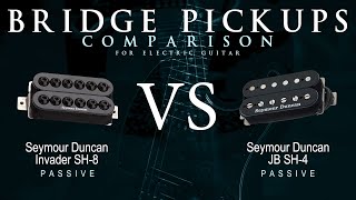 Video thumbnail for Seymour Duncan INVADER SH-8 vs JB SH-4 - Passive Bridge Guitar Pickup Comparison Tone Demo by Mike Stamper