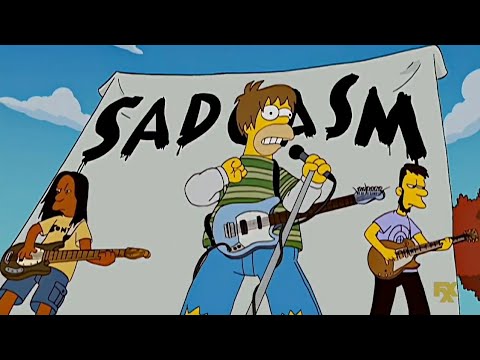 Sadgasm - Referencia a Nirvana - #Grunge Los Simpson