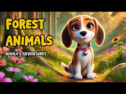 Forest Animals 🌲🦉🦊 | Learning with Nahla 🎓 | Educational Kids Story 📖 | Nahla's Adventures 🐾