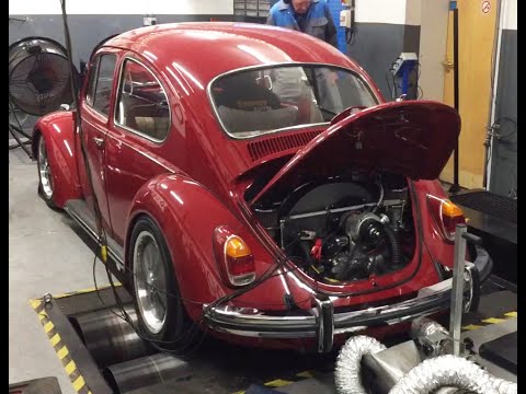 VW Beetle 1776cc on Dyno making good power. @bazflynn2589