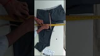how to take raise , seat and side pockets open measurements for men