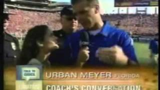 UF vs UA 2005 Urban Meyer is speechless
