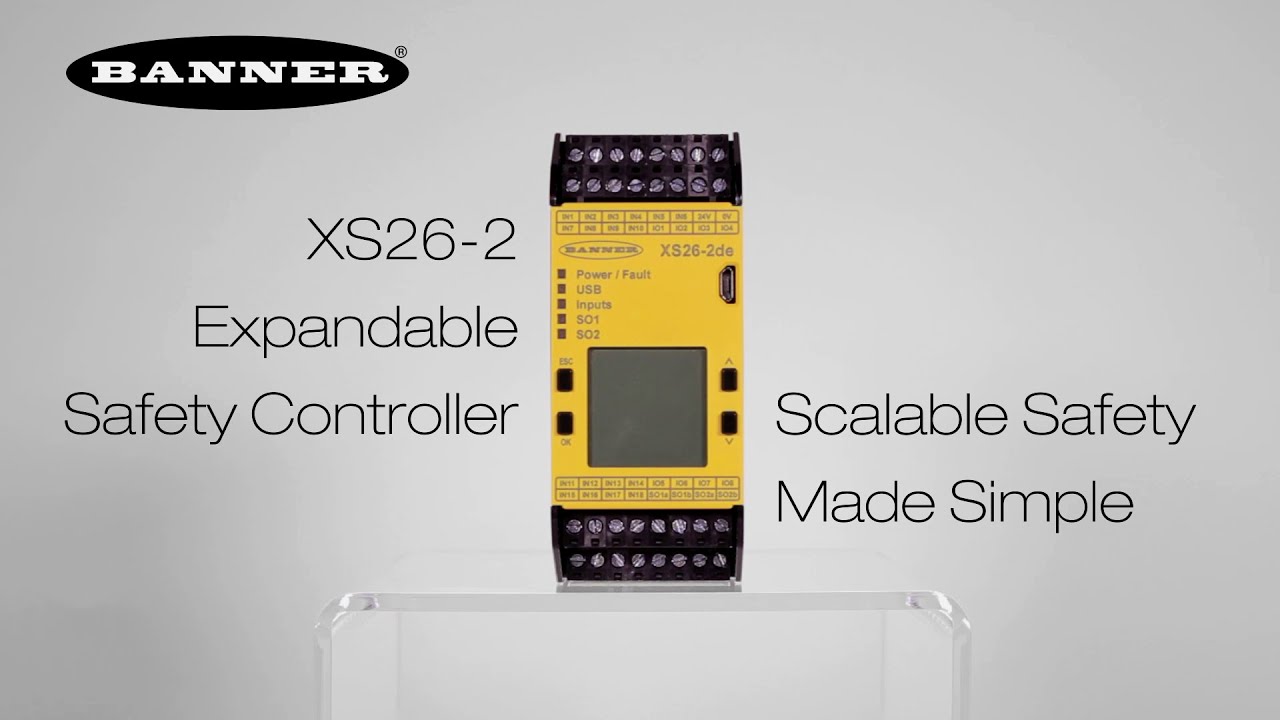 Banner XS26-2 Expandable Safety Controller