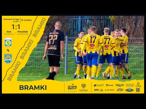 Stal Poniatowa – Powiślak Końskowola 1:1 (bramki) | Sezon 2022/2023