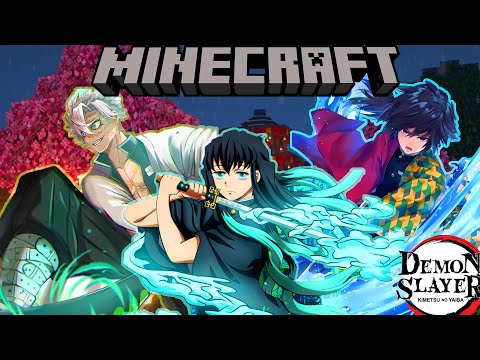 We played Minecraft as Demon Slayers and it was AMAZING (Demon Slayer Minecraft Mod)