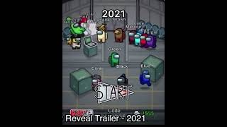 Among Us evolution 2017-2022