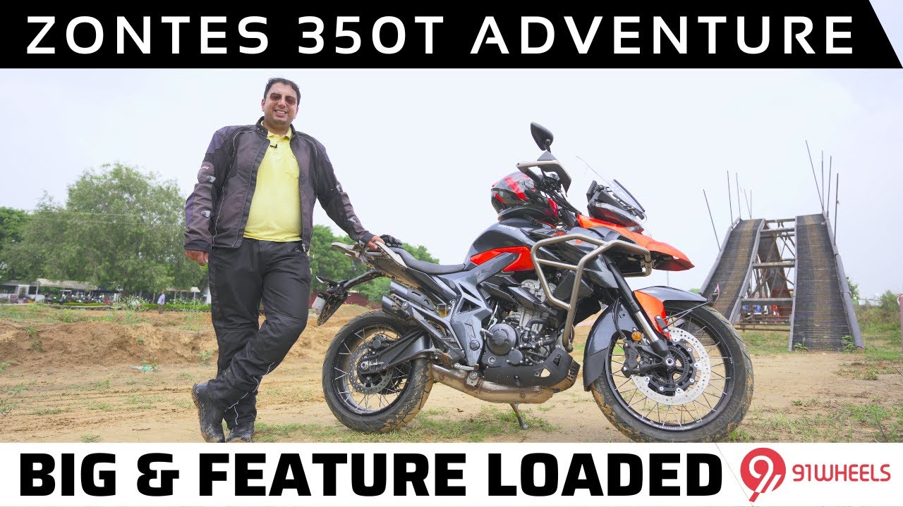 Zontes 350T Adv First Ride Review || Looks Big, Feature Loaded & Comfortable || Off-Road Experience