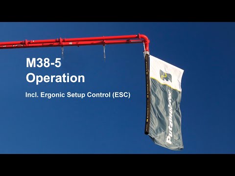 Putzmeister: M38-5 Operation (ESC)