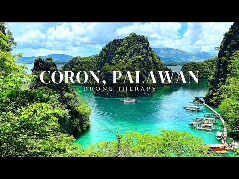 Coron, Palawan, Philippines | Drone Therapy | Motivation Music