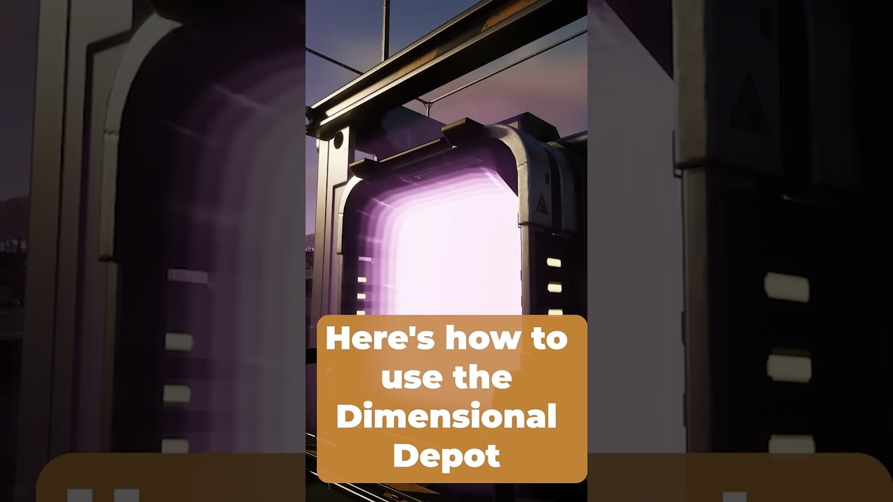 How to Use the Dimensional Depot in #Satisfactory