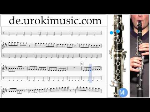 Klarinette Lernen Sam Smith Stay With Me Teil#1 Klarinettenunterricht Noten Schule Lied Lehrer