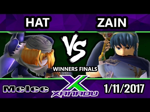 S@X 184 - Hat (Sheik) Vs. SSI | Zain (Marth) - SSBM Winners Finals - Smash Melee