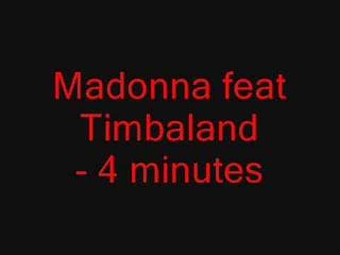 Madonna feat Timbaland -4 minutes