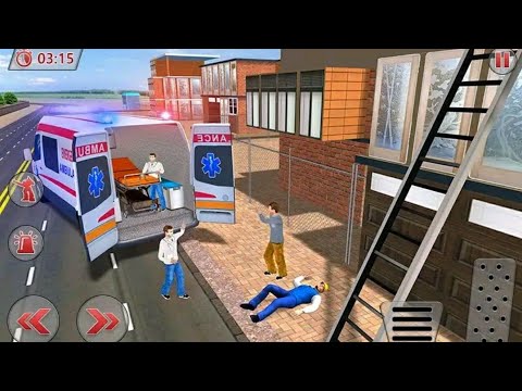 Ambulance robot city rescue simulator | Android games | #5 Gameplay