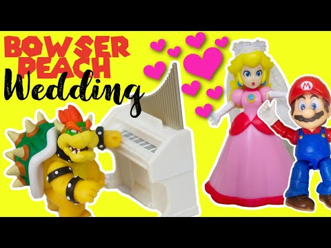 Super Mario Bros Movie Princess Peach & Bowser WEDDING! + BOWSER Sings PEACHES Song Video