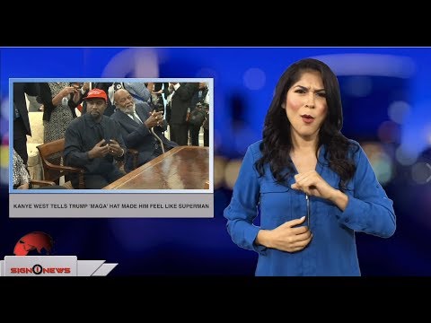 Kanye West tells Trump ‘MAGA’ hat made him feel like Superman (ASL - 10.11.18)
