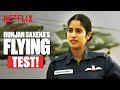 Janhvi Kapoor Takes The DO OR DIE Flying Test In GunjanSaxena Netflix India