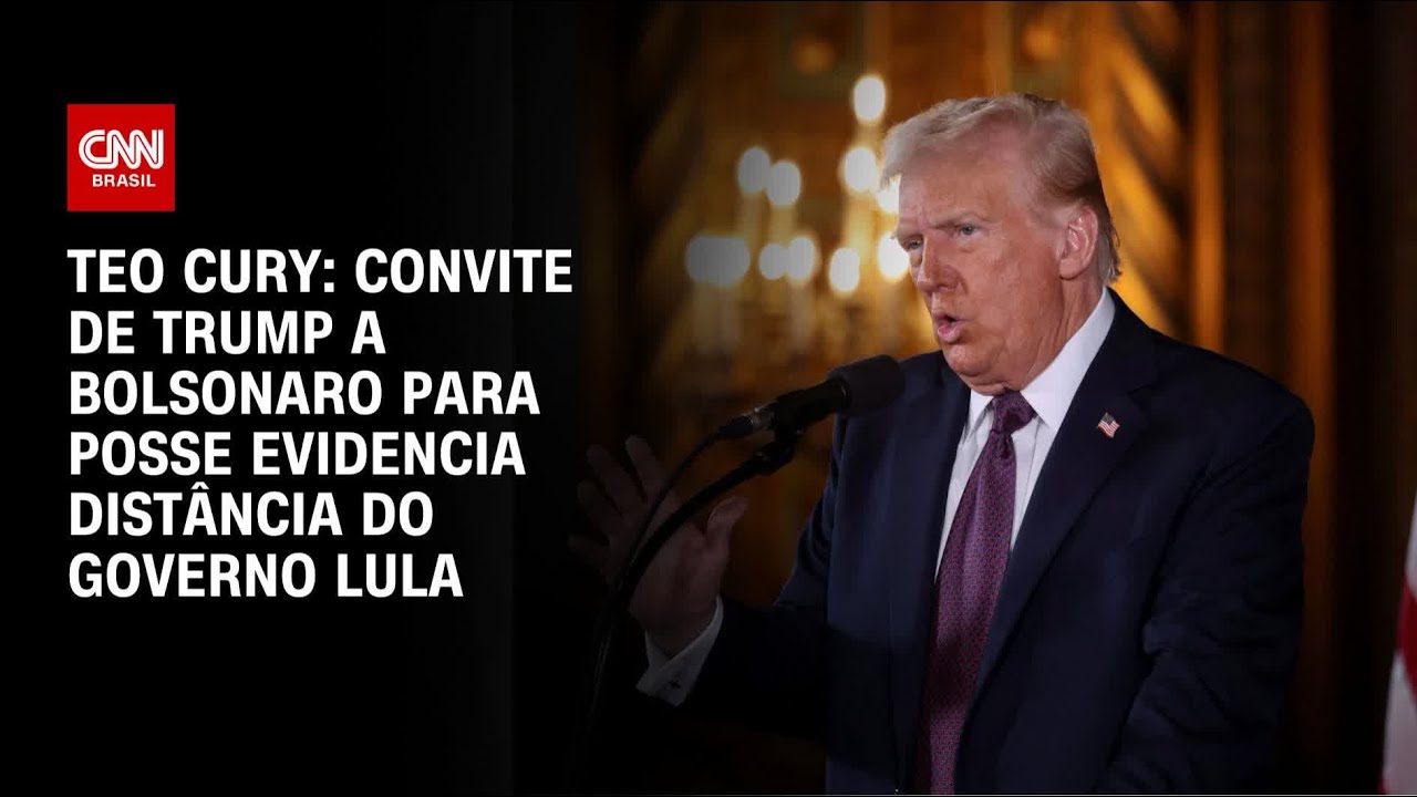 Teo Cury: Convite de Trump a Bolsonaro para posse evidencia distância do governo Lula | BASTIDORES