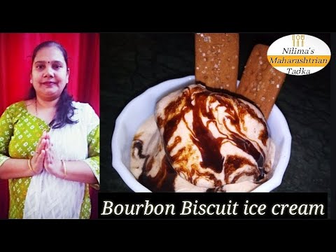 Bourbon Biscuit Ice cream by Nilima #NilimasMaharashtrianTadka🔥