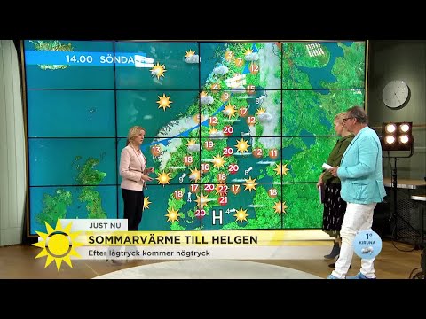 Sommarvärmen kommer tillbaka – "Dags att lägga i båten" - Nyhetsmorgon (TV4)