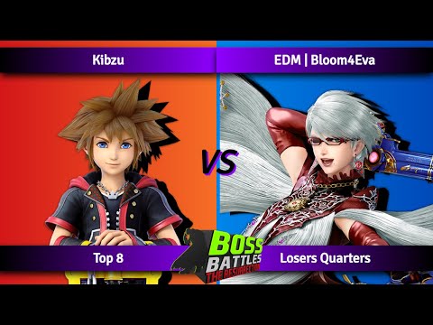 Kibzu (Sora) vs EDM | Bloom4eva (Bayonetta) - Losers Quarters (Top 8) - BOSS BATTLES: TR