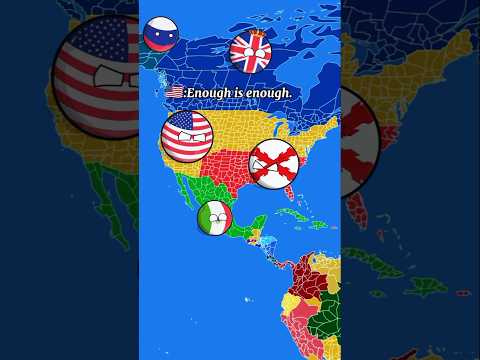 USA vs Spanish empire 🇺🇸 🇪🇸 | History countryballs #countryballs #geography #shorts #usa
