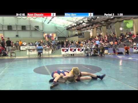 FILA Cadet 39-42 KG Ryan Chauvin vs. Riley Gurr