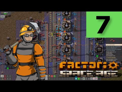 Factorio Space Age Modded #07 Setting Up Military Science (weird sound)