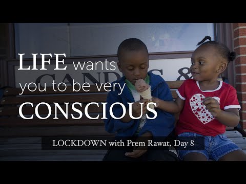 Lockdown Day 8 with Prem Rawat - Life wants you to be very conscious