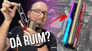 Memórias RAM diferentes trabalhando juntas dá ruim?