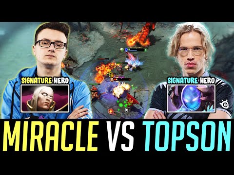 Topson vs Miracle - Signature Hero vs Signature Hero - UNEXPECTED 2x RAMPAGE!!! DOTA 2