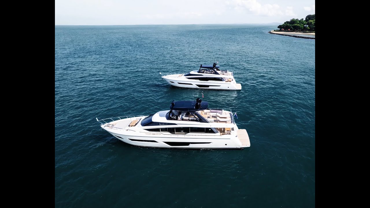 Luxury Flybridge Yacht - Ferretti Yachts 780 in Singapore - Ferretti Group