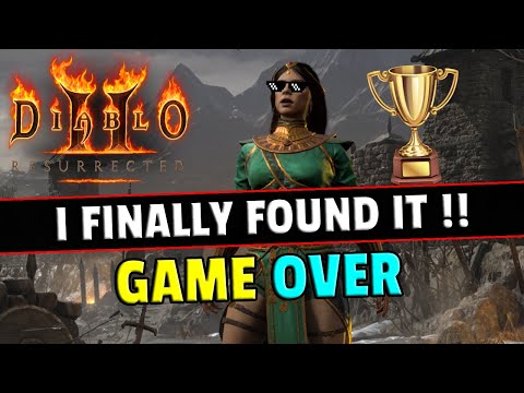 I found the last item !! HOLY GRAIL finally completed ! Diablo 2 resurrected