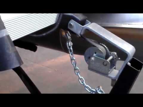 Safety chains on boat